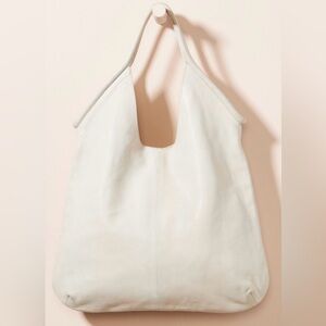 Anthropologie Isa leather tote bag off-white